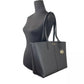 Medium Zip Top Tote Carryall Bag Black