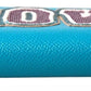 Wallet Light Blue LOVE Leather Zip Around Continental