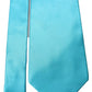 Light Blue 100% Silk Wide Mens Necktie