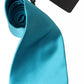 Light Blue 100% Silk Wide Mens Necktie