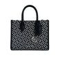 Mirella Small Top Zip Crossbody Tote Bag Black