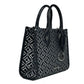 Mirella Small Top Zip Crossbody Tote Bag Black