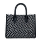 Mirella Small Top Zip Crossbody Tote Bag Black