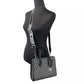 Mirella Small Top Zip Crossbody Tote Bag Black
