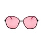 Pink Metal Sunglasses