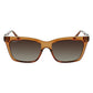 Brown Injected Sunglasses