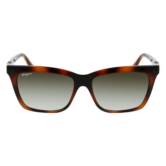 Brown Injected Sunglasses