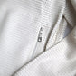Off White LeatherPerforated Full Zip Jacket