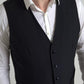 Black 3 Piece Single Breasted MARTINI Suit