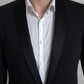 Black Wool Single Breasted MARTINI Blazerclothing