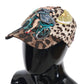 Elegant Sequined Leopard Baseball Cap