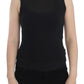 Elegant Black Sleeveless Pullover Vest