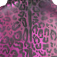 Pink Leopard Print Polyester Shift Midi Dress