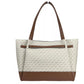 Reed Large Belted Tote Shoulder Bag Purse Vanilla