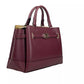 Reed Small Leather Belted Satchel Crossbody Bag Oxblood