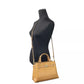 Reed Small Leather Belted Satchel Crossbody Bag Brown
