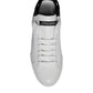 White Black Logo Portofino Sneaker Shoes