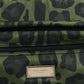 Green Polyester Leopard Print Shell Messenger Bag