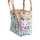 Multicolor Floral Canvas TANIA Top Handle Tote Borse Bag