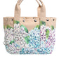 Multicolor Floral Canvas TANIA Top Handle Tote Borse Bag