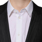 Dark Gray Stripe Wool Single Breasted Blazer