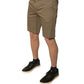 Brown Chino Cotton Stretch Casual Shorts