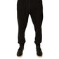 Black Cotton Jogger Men Sweatpants Pants
