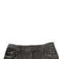 Gray Tattered Cotton Straight Men Denim Jeans
