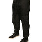 Black Crown Nylon Jogger Sweatpants Pants