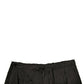 Black Crown Nylon Jogger Sweatpants Pants