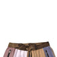 Multicolor Patchwork Jogger Sweatpants Pants