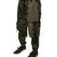 Green Cotton Jogger Cargo Pants