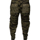 Green Cotton Jogger Cargo Pants