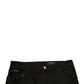 Black Logo Cotton Stretch Skinny Denim Jeans