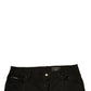 Black Logo Cotton Stretch Skinny Denim Jeans