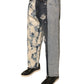 Multicolor Patchwork Cotton Straight Men Denim Jeans