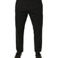 Black Logo Cotton Stretch Skinny Denim Jeans