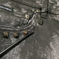 Gray Embellished Cotton Skinny Denim Jeans