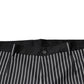 Black Stripes Skinny Dress Pants