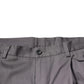 Dark Gray Mid Waist Dress Pants