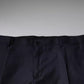 Dark Blue Tapered Formal Dress Pants