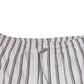 White Stripes Cotton Skinny Dress Pants