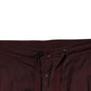 Bordeaux Cotton Cargo Jogger Sweatpants Pants