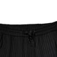 Black Stripes Viscose Skinny Dress Pants