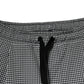 Black White Houndstooth Skinny Dress Pants