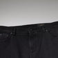 Black Logo Cotton Stretch Skinny Denim Jeans