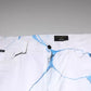White Blue Cotton Stretch Skinny Denim Jeans