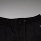 Black Cotton Stretch Skinny Sweatpants Pants