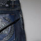 Blue DG Crown Logo Cotton Skinny Denim Jeans
