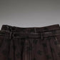 Brown Logo Cotton Straight Denim Jeans